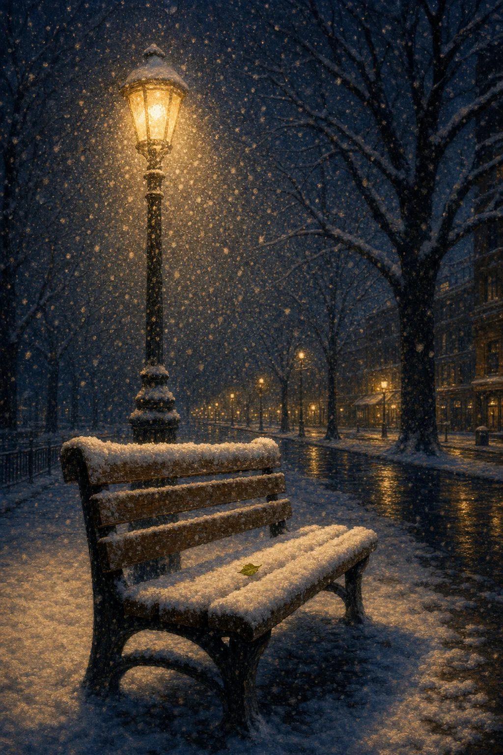 La Panchina Sotto la Neve